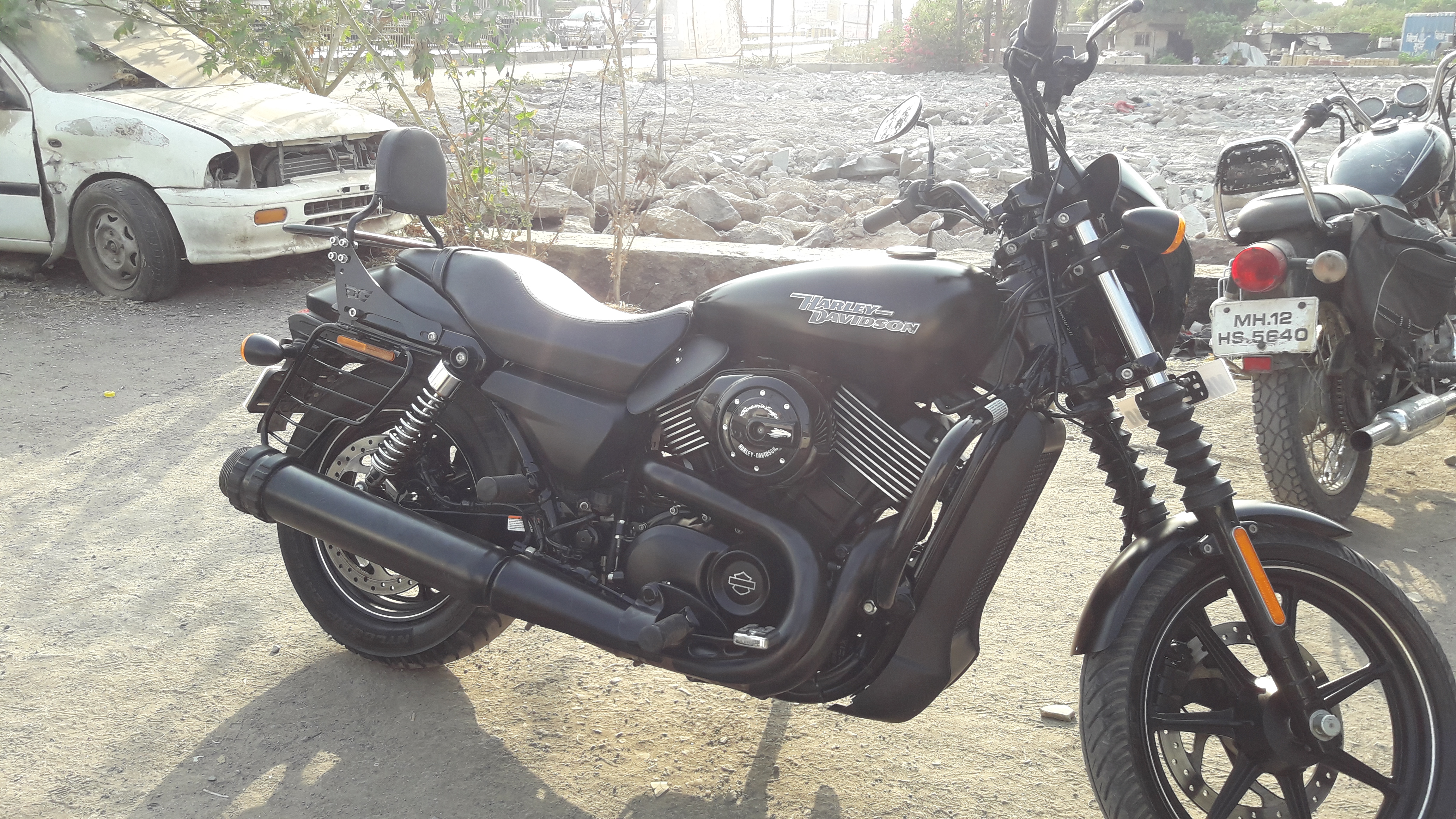 harley davidson street rod 750 backrest